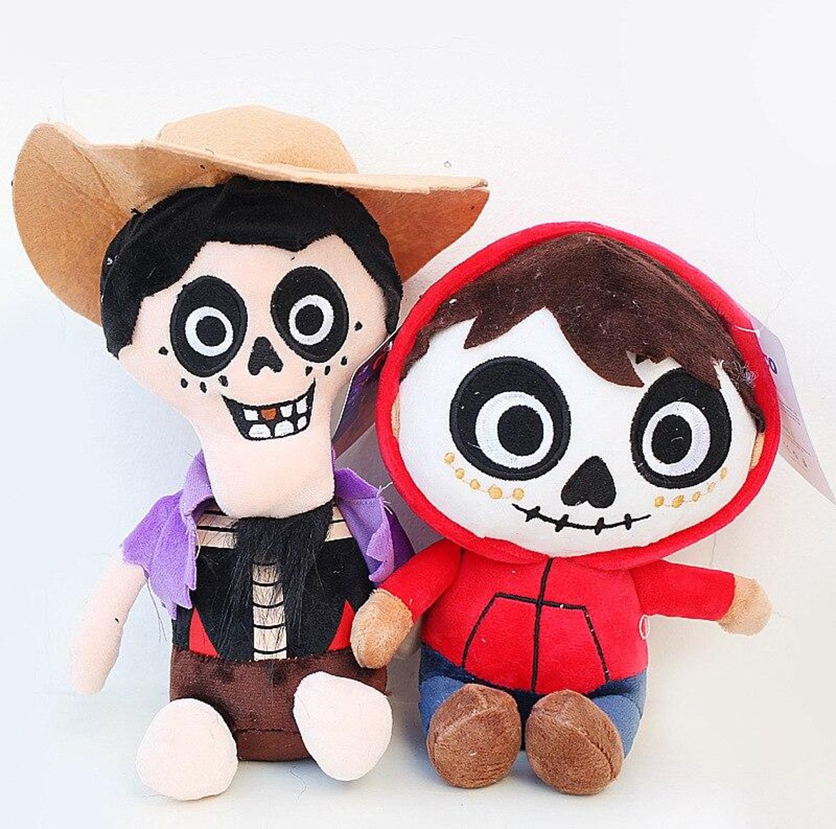 Knuffelpop 2pcs/lot 20cm Movie COCO Pixar Character Miguel Hector Plush Toys Doll Soft Stuffed Toys for Children Kids Xmas Gifts