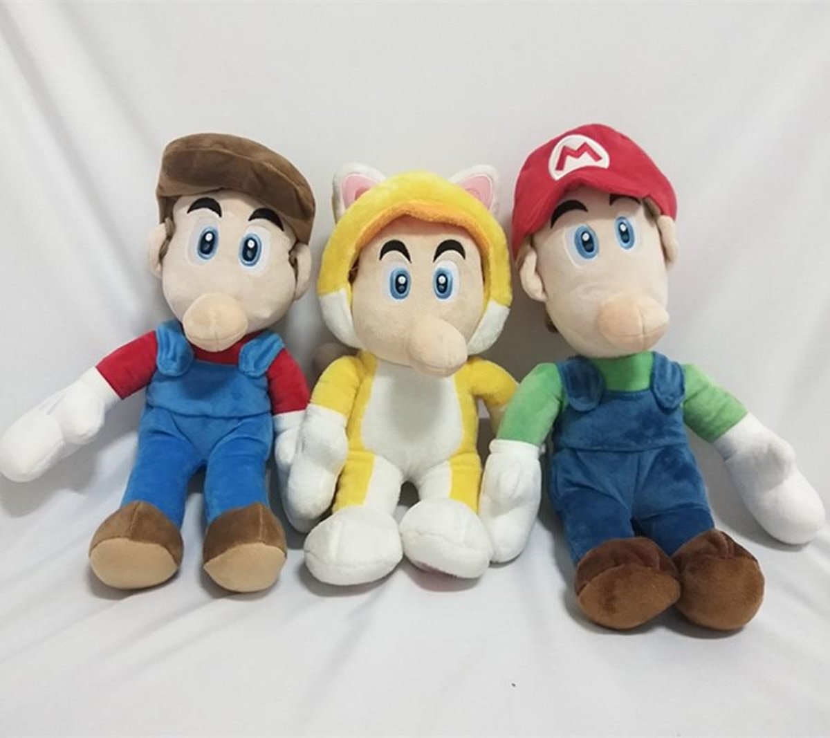 Knuffelpop 3 knuffels 30 cm Mario Bros Luigi Knuffels Mario Stand Mario Brother Knuffels Zachte Poppen Voor Kinderen Hoge Kwaliteit - 30cm / Red