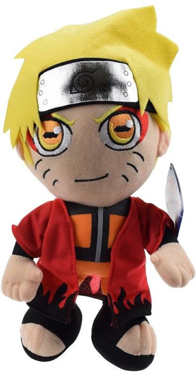 Knuffelpop 30 cm Anime Naruto Knuffels Leuke Uzumaki Naruto Onsterfelijke Modus Knuffel Zachte Knuffels voor Kinderen Kids Geschenken