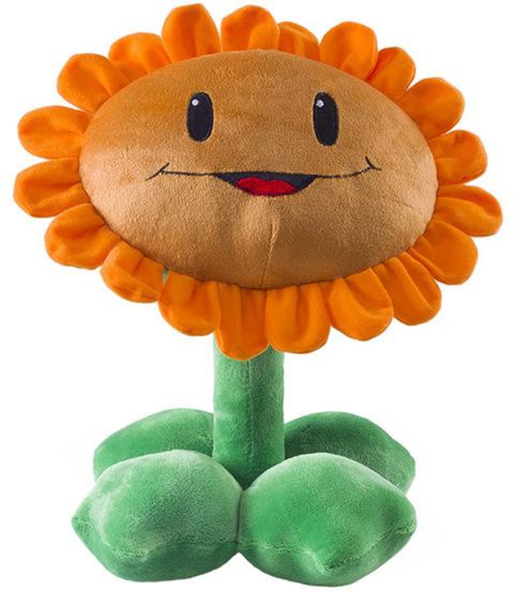 Knuffelpop 30 cm Plants vs Zombies Knuffels PVZ Plants Peashooter Squash Zonnebloem Pluche Knuffels Pop Geschenken voor Kinderen Kinderen - 30cm Sunflower