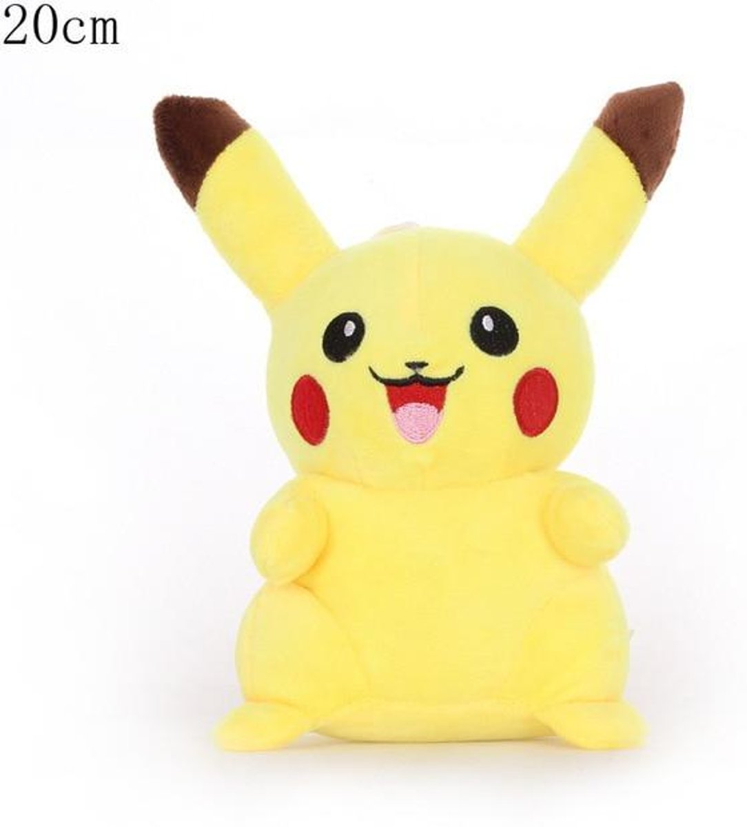 Knuffelpop 39 Styles15-25cm Pikachu Anime Pluche Pop Mewtwo Aerodactyl Raichu Soft Gevulde Peluche Knuffel Kerstcadeau Voor Kinderen - 20cm Laugh Pikachu