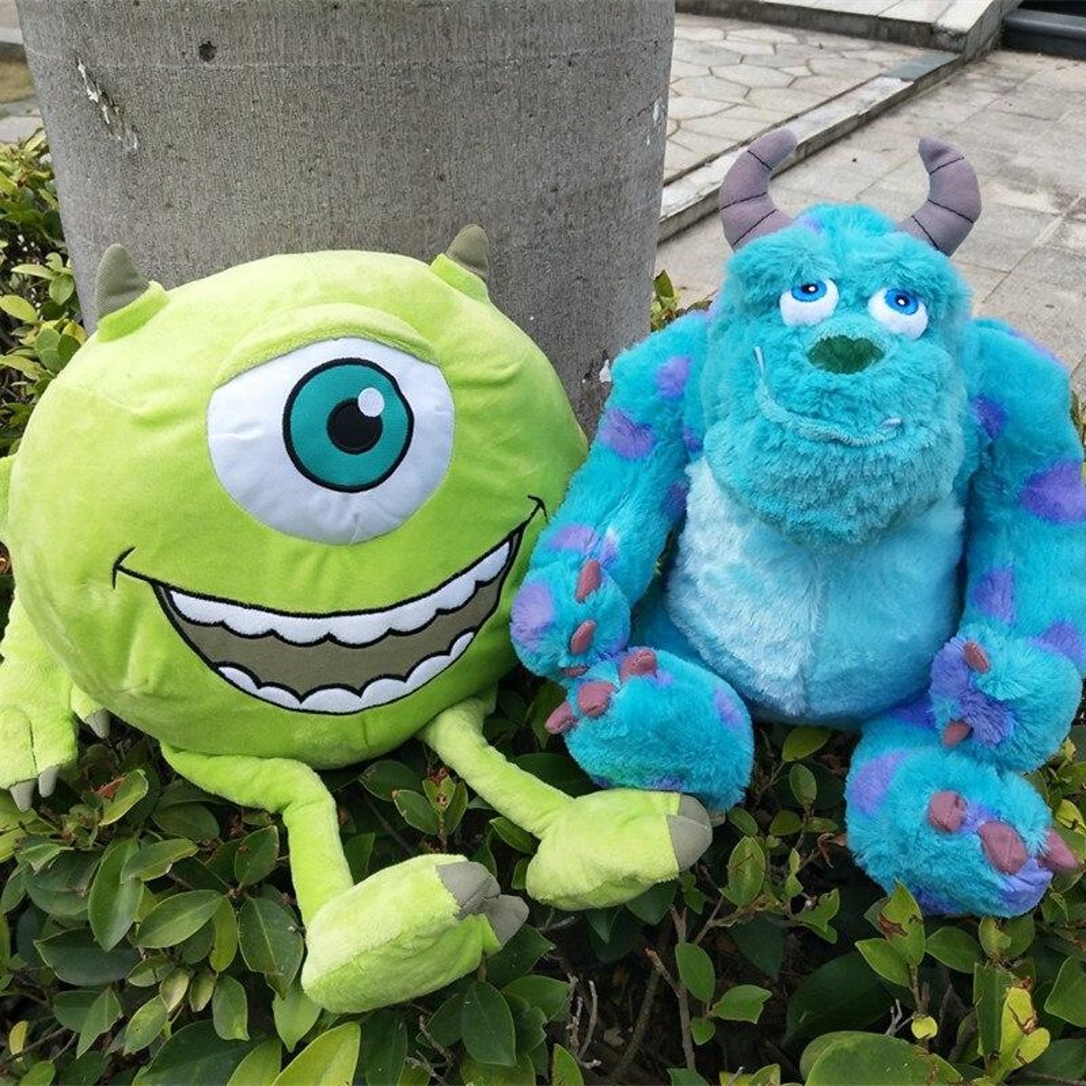 Knuffelpop Origineel knuffels Mike Wazowsk en Sulley Sullivan Monsters Inc Pluche pop voor verjaardagscadeau