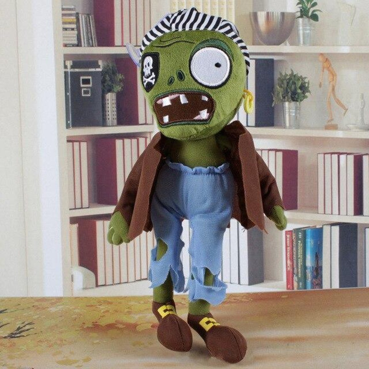 Knuffelpop Plants vs Zombies Knuffels 30 cm PVZ Plants vs Zombies Hoeden Piraat Eend Zombies Knuffels Pop Cadeaus voor kinderen Kinderen - Style 1