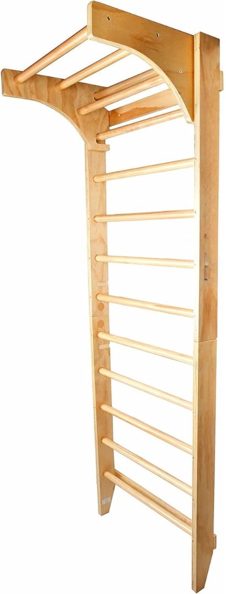 DD Klimrek Binnen - Pikler - Wandklimrek - Turnrek - 220x80x57cm - Bruin