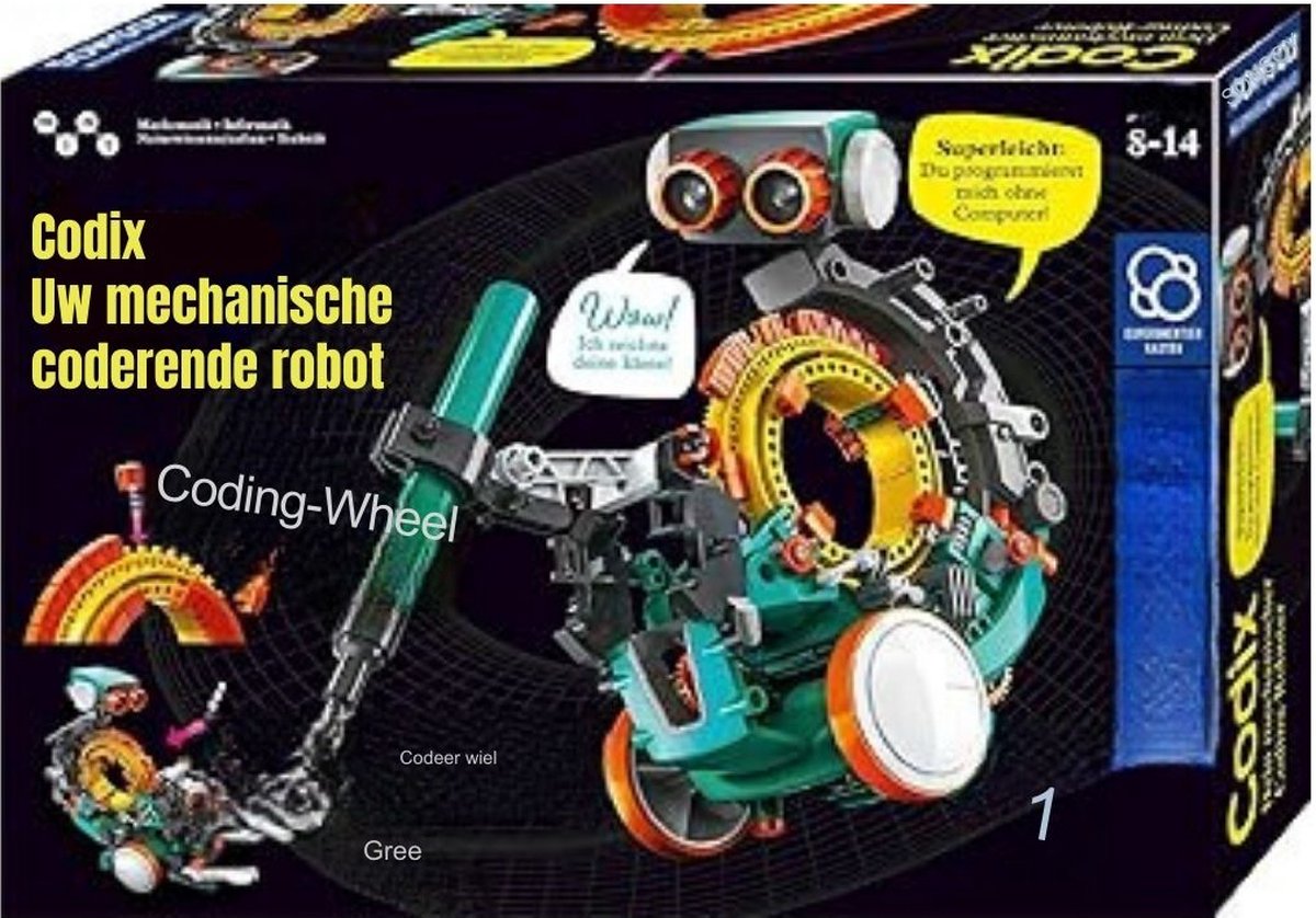 DD® Robot Bouwpakket - Educatief Speelgoed - Robot Speelgoed - 29x43x8cm - Veelkleurig