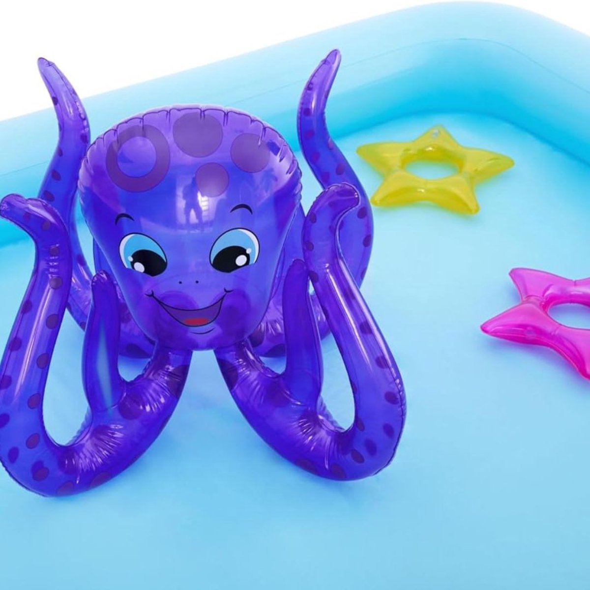 Kinderwembad met Glijbaan - Kinderzwembad Krokodillen Thema - Speelzwembad met Speelelementen - 201 x 170 x 84cm