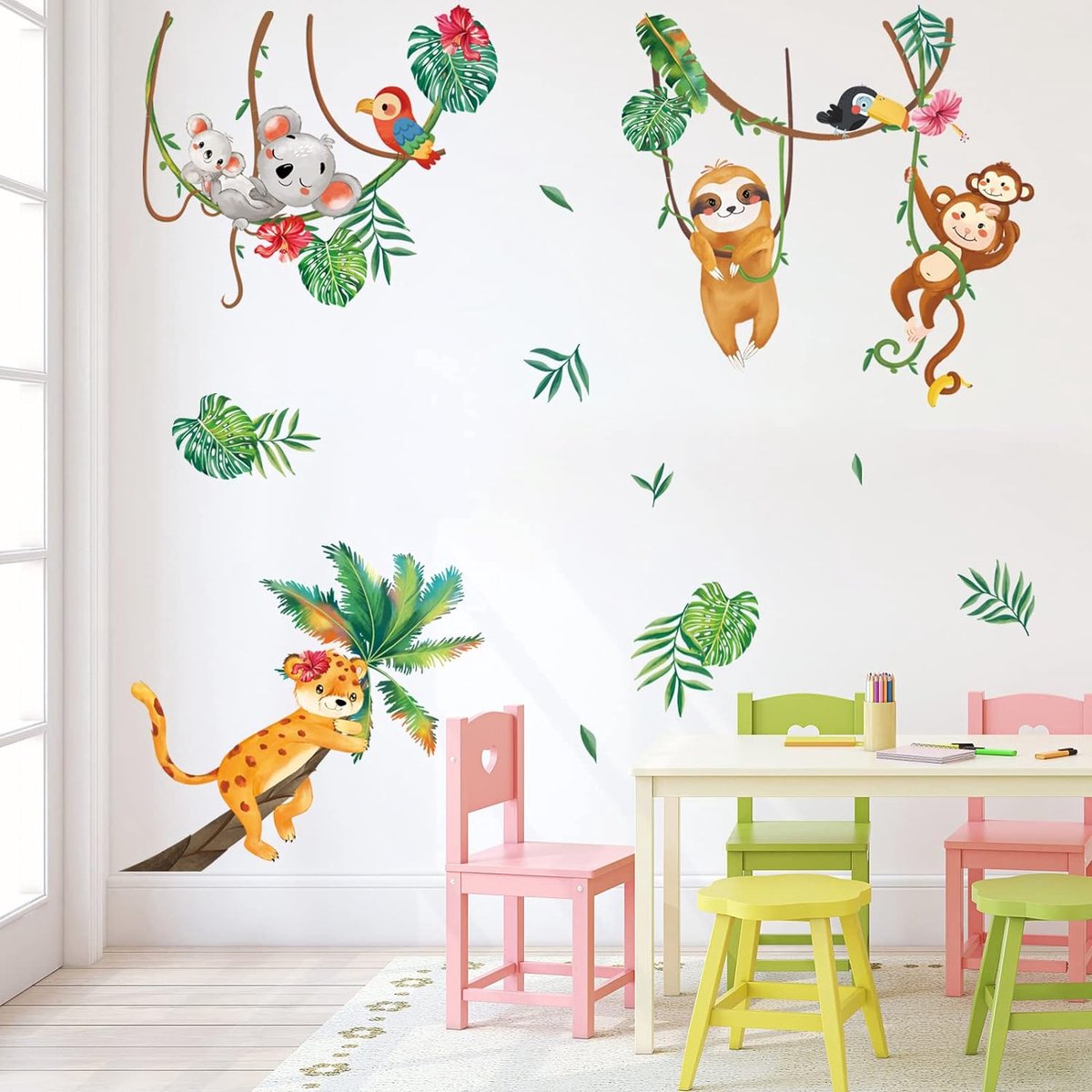 Jungle Dieren Muurstickers