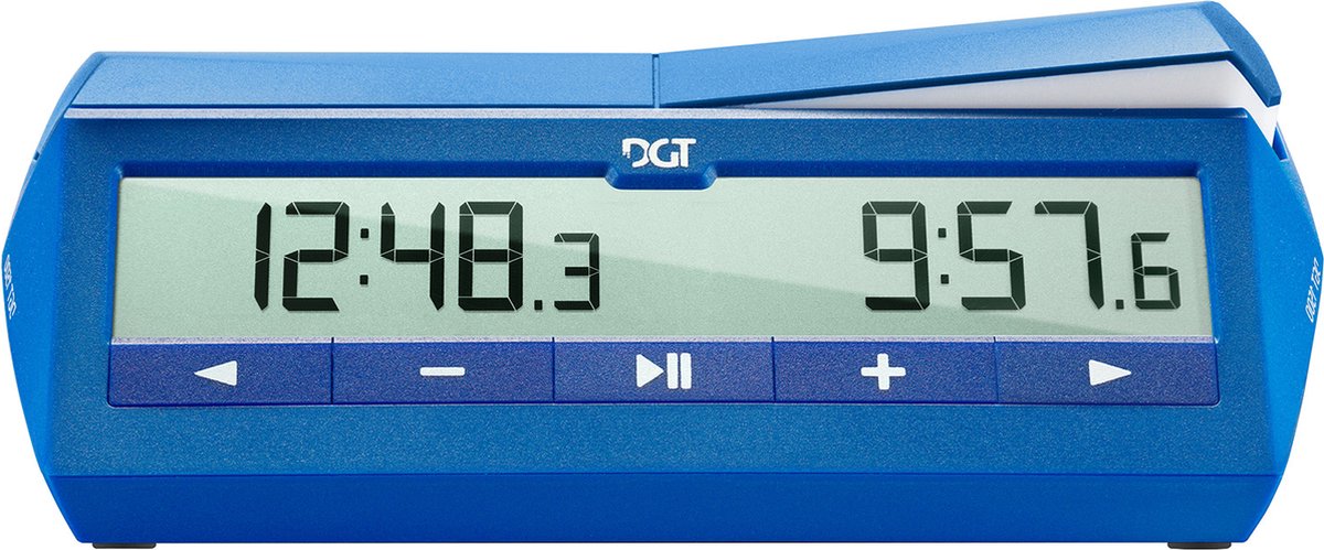   1500 digitale schaakklok blauw