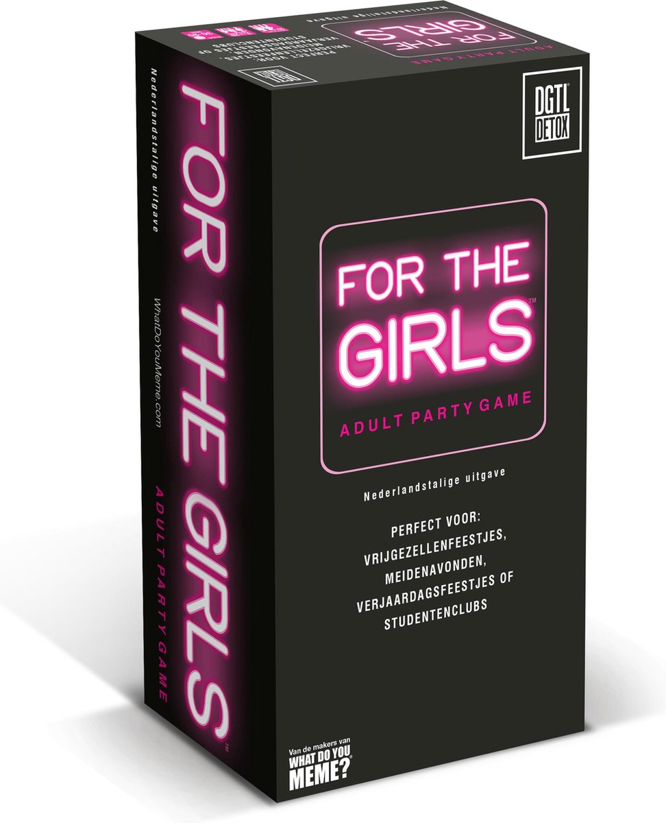 For The Girls Nederlandstalige versie - Party spel voor vrouwen