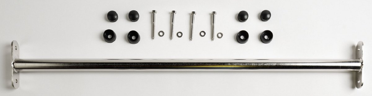 DICE Metalen   Duikelrek Rekstok - RVS - 125 cm