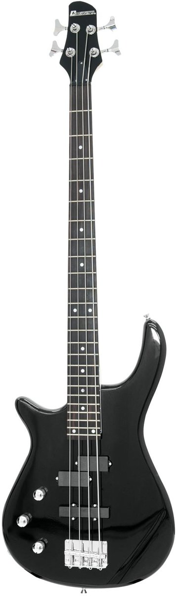 DIMAVERY SB-321 Elektrische basgitaar - Linkshandi-g - Moderne basgitaar - zwart