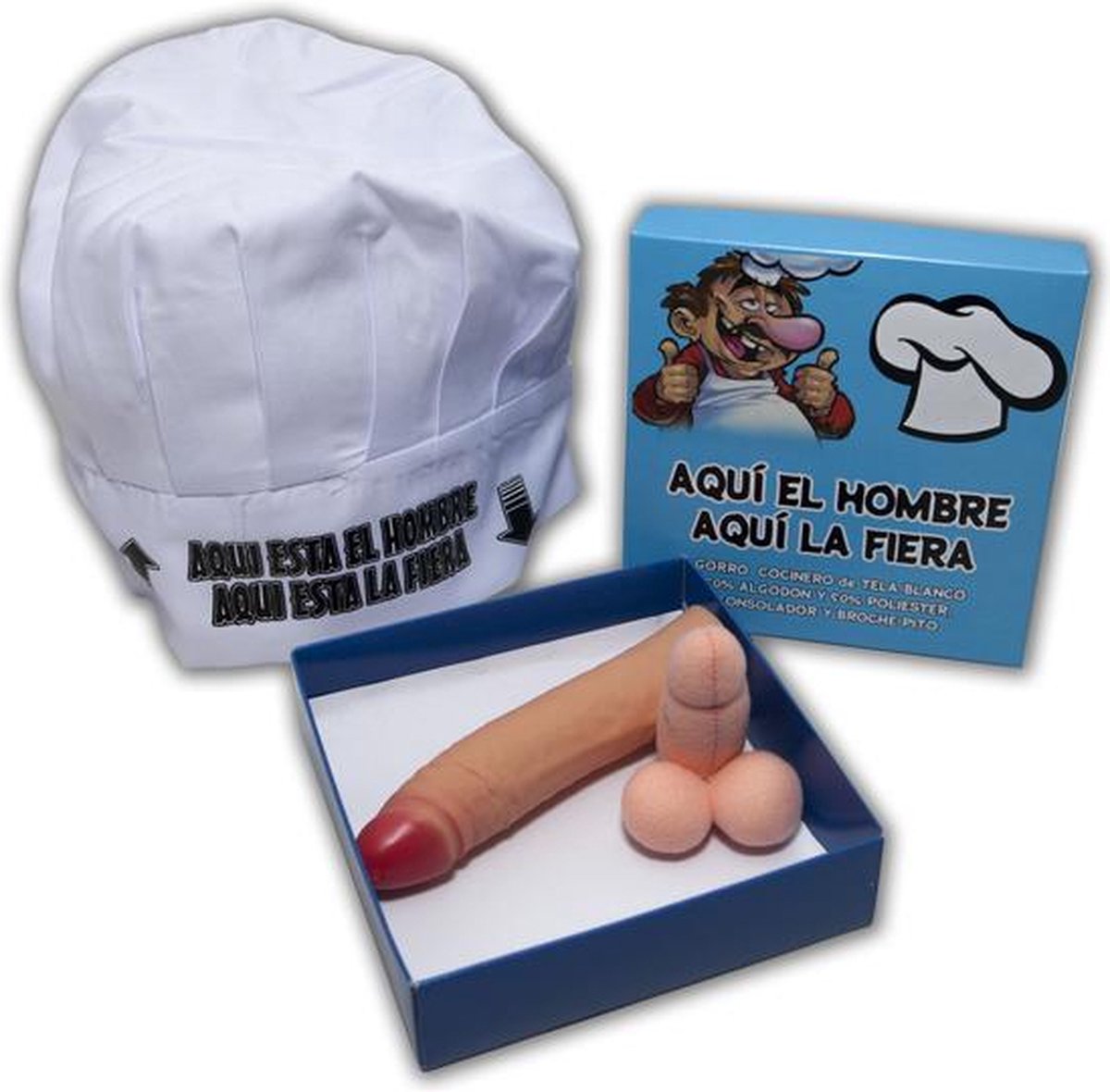 Chefs Hat, Brooch and Stimulator Set