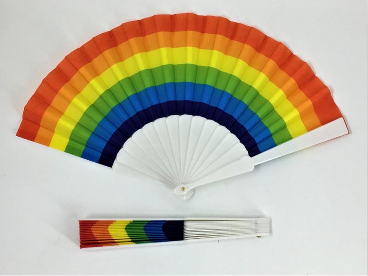 LGBT+ Pride Plastic Fan