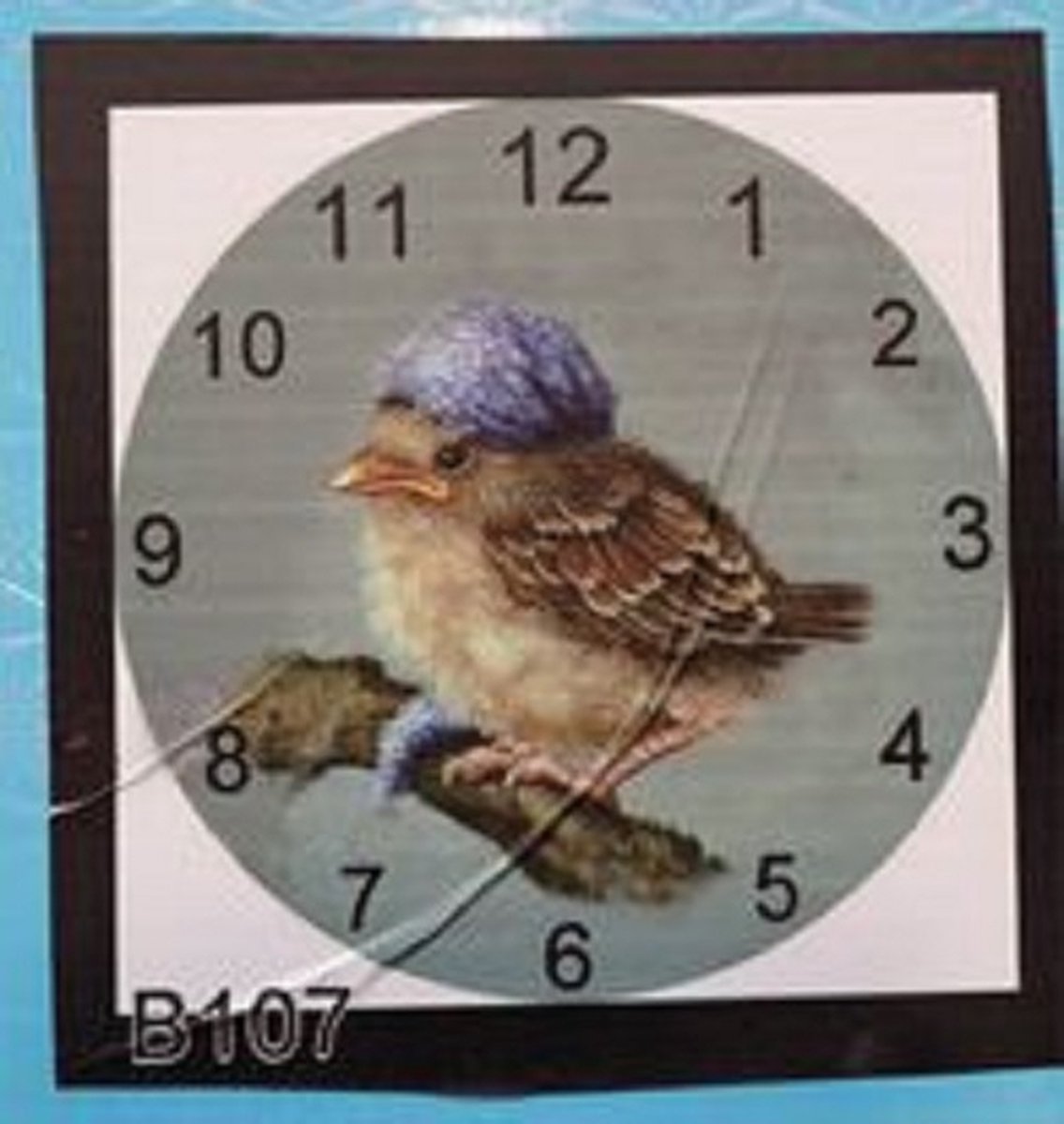 Diamond Painting klok - Klok om te painten - Vogeltje