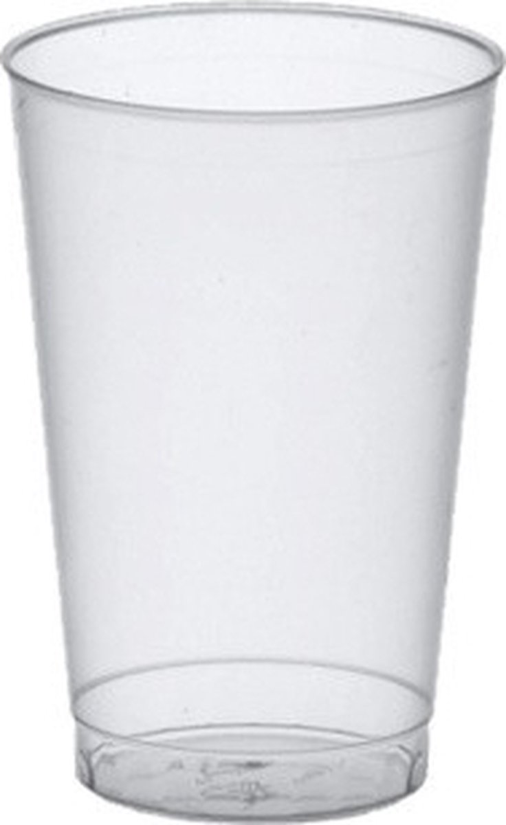 Drinkbekers, PP 0,3 l Ø 7,8 cm · 11,8 cm helder onbreekbaar   (25 stuks)