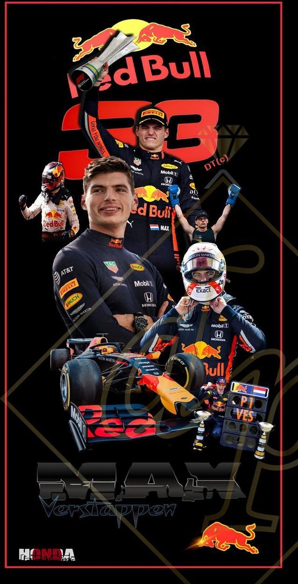 DP Benelux Diamond Painting Max Verstappen 2021 - formaat 60 x 120 cm