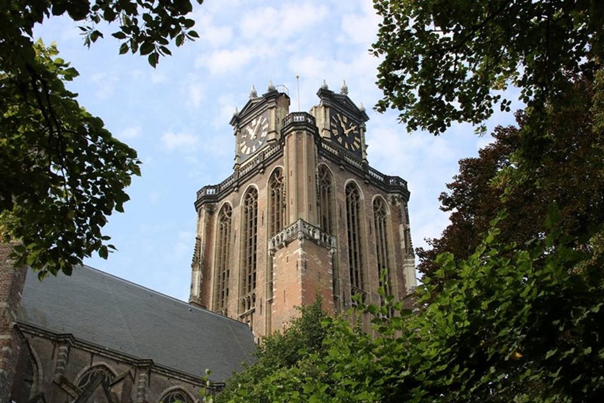 Diamond Painting Kerktoren Grote Kerk Dordrecht - 80 x 120 cm FULL (vierkante steentjes) EIGEN PRODUCTIE!