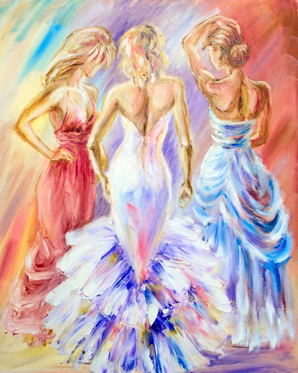 Diamond Painting Say YES to the dress - 40 x 50 cm FULL (vierkante steentjes) EIGEN PRODUCTIE!