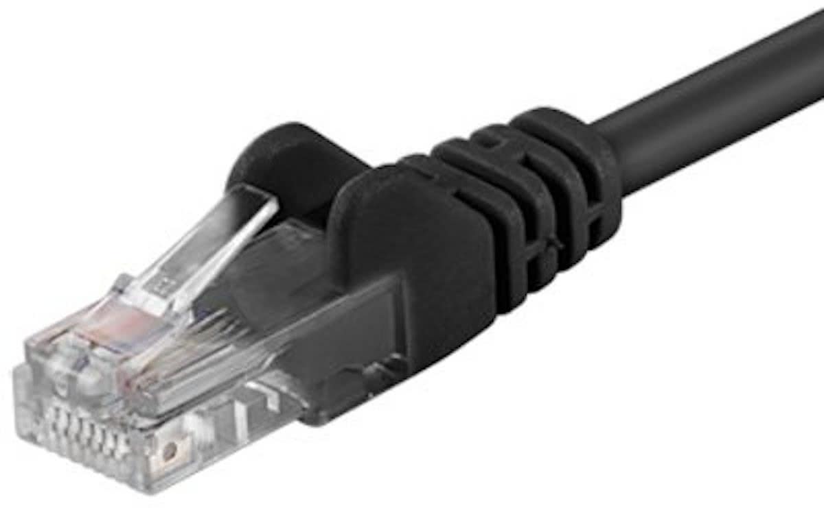 DSIT CAT5E Netwerkkabel - RJ45 - zwart - 1,5 m