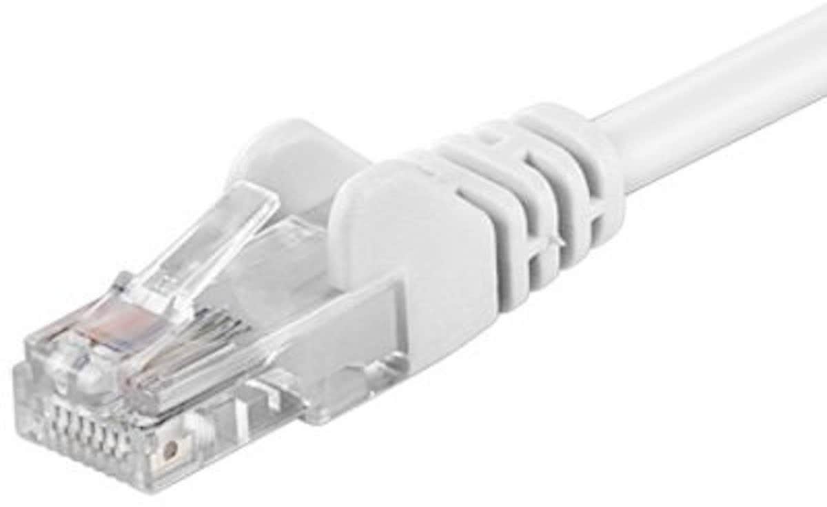 DSIT CAT6 Netwerkkabel - RJ45 - wit - 1.5 m