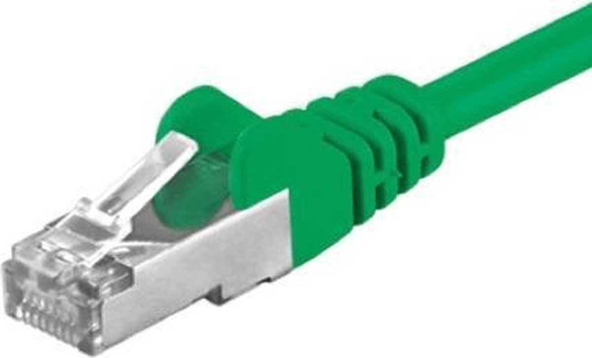 Wentronic CAT 5-050 FTP Green 0.50m