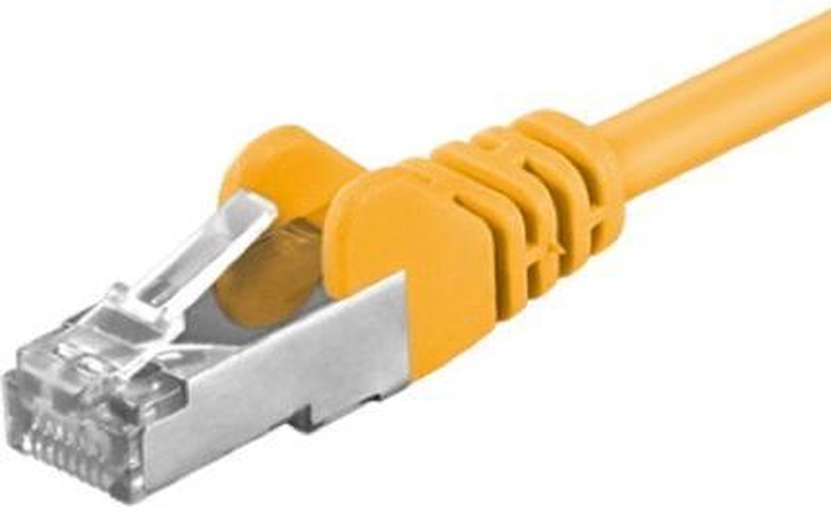 Wentronic CAT 5-200 FTP Yellow 2m