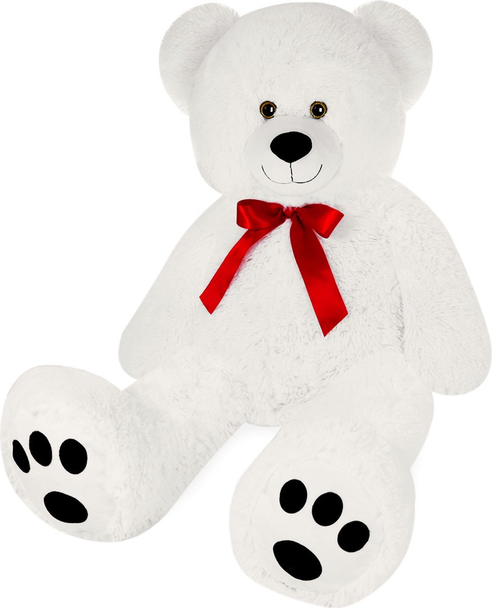 Teddybeer XXL - Knuffelbeer - Wit