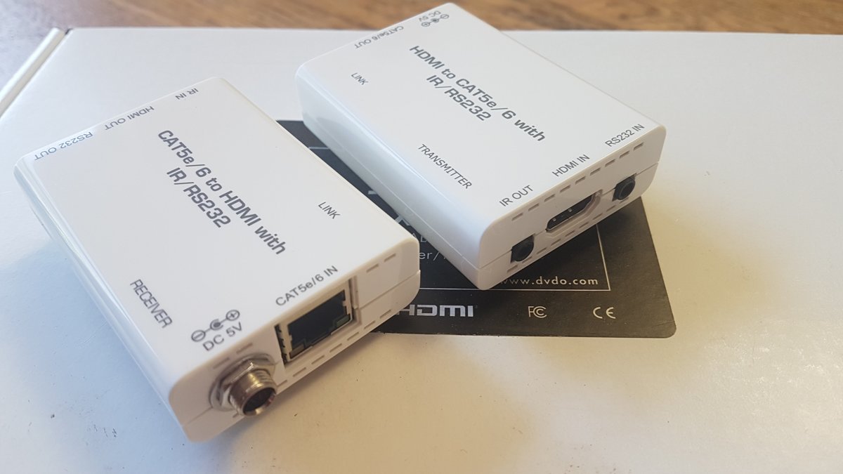 DVDO Xtend HDMI 4k extender over CAT5/CAT6/CAT6A