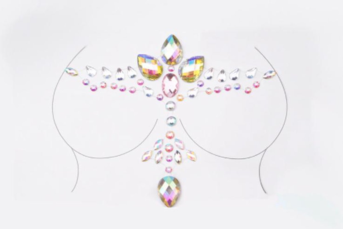  ® Sticker lichaamsdecoratie type B.