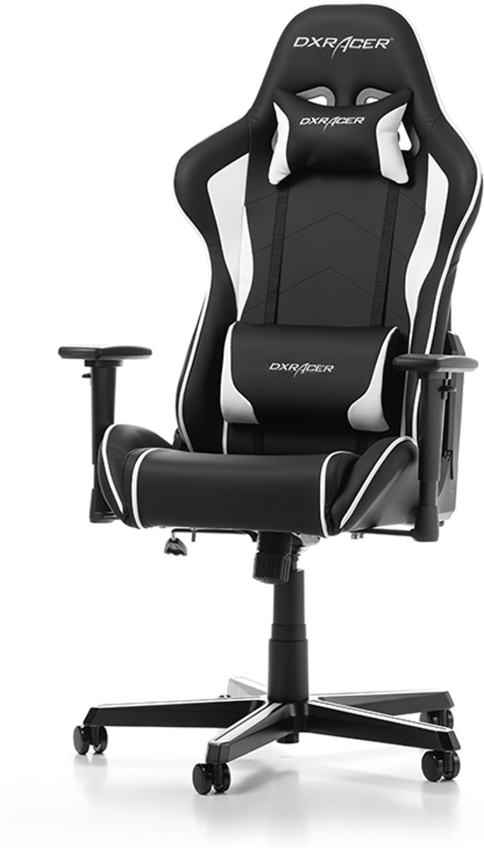 DXRacer Formula F08 - Gamestoel - Zwart / Wit