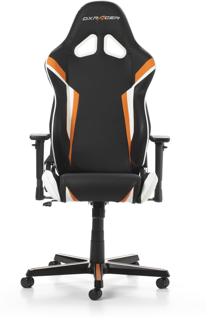 DXRacer Racing R288-NOW - Gamestoel - Zwart / Oranje / Wit