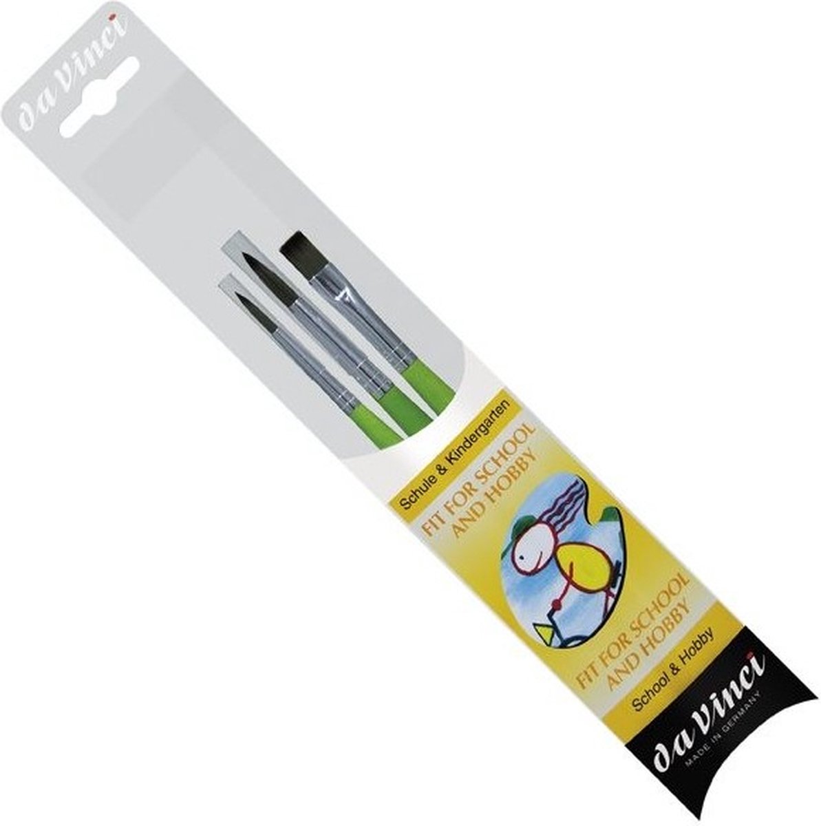 Da Vinci School & Hobby Brushes - 3 stuks rond