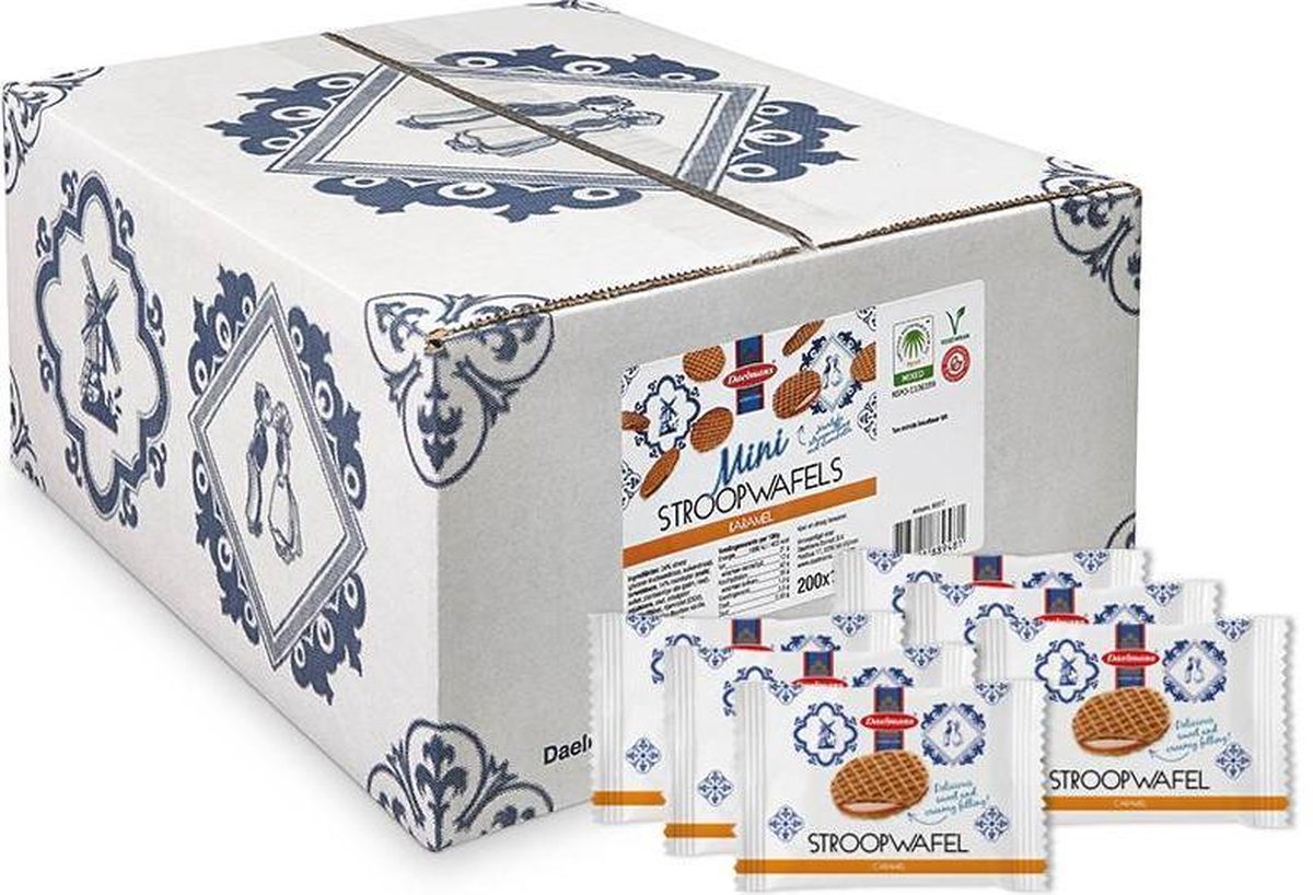 Daelmans Mini Stroopwafels - Doos 200 stuks