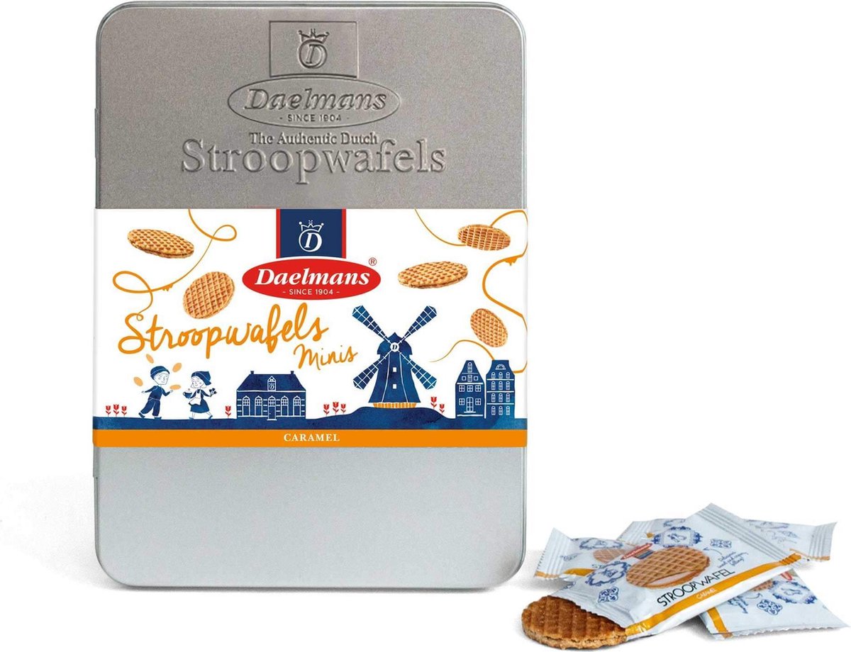 Daelmans Stroopwafels Geschenkblik - 24 Minis