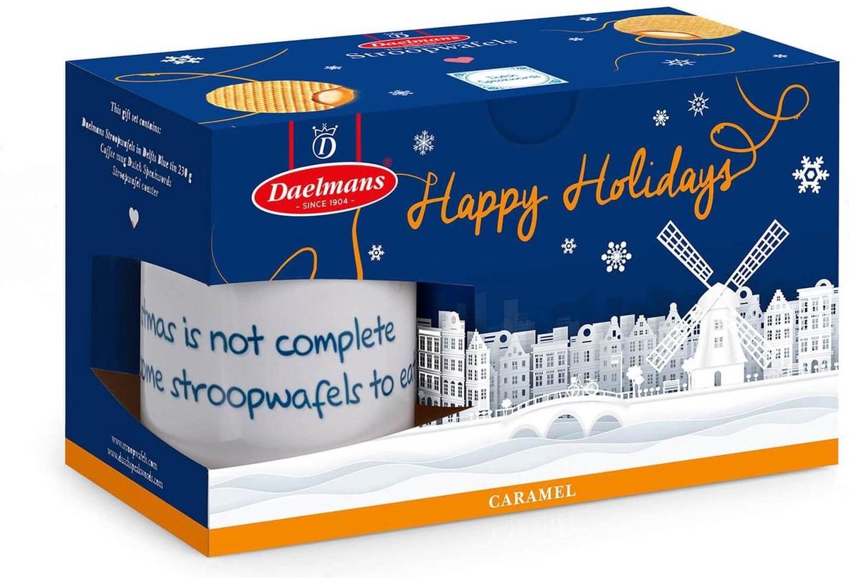 Daelmans Stroopwafels kerst geschenkset - Limited Edition