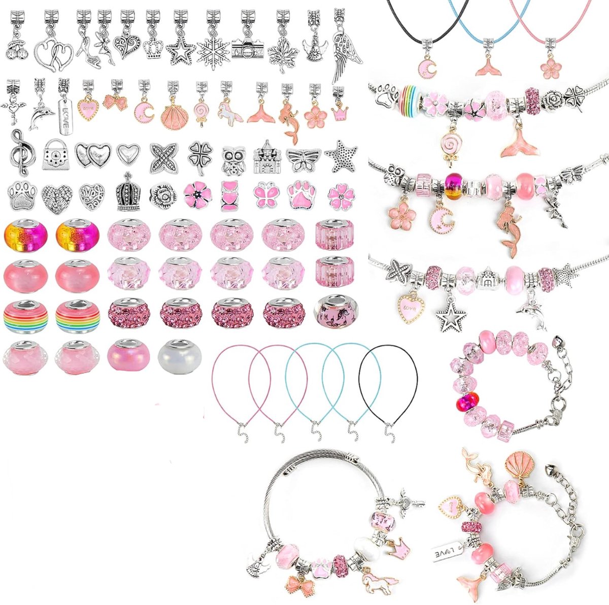   Armbandjes Maken Meisjes - Knutselkoffer - Kinderspeelgoed