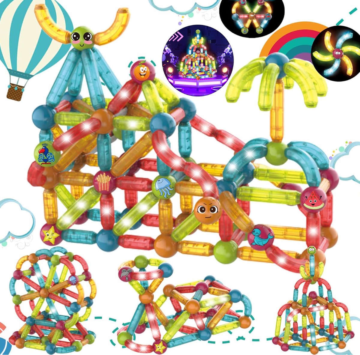   Speelgoed 4 Jaar - Kinderspeelgoed Jongens - Educatief Speelgoed Meisjes - Kasteel Bouwpakket