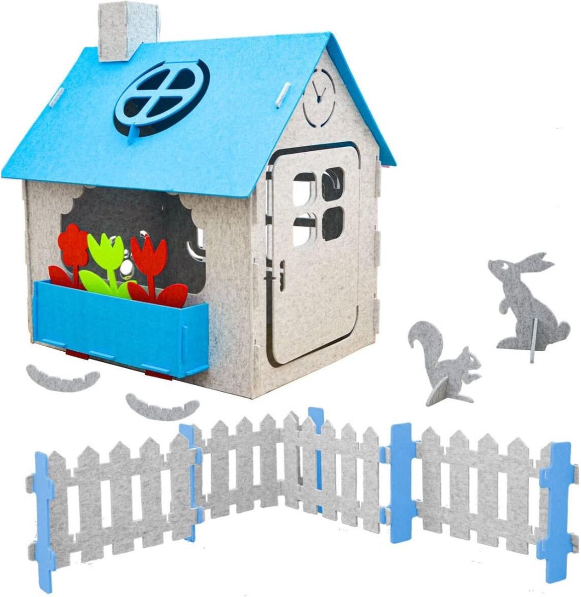    je voor Buiten -  jes -   - Blauw met Grijs