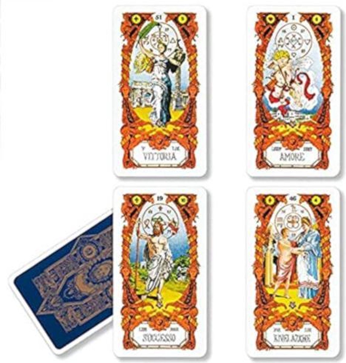 tarotkaarten Tarocco Oracolo Della Sibilla 52 stuks