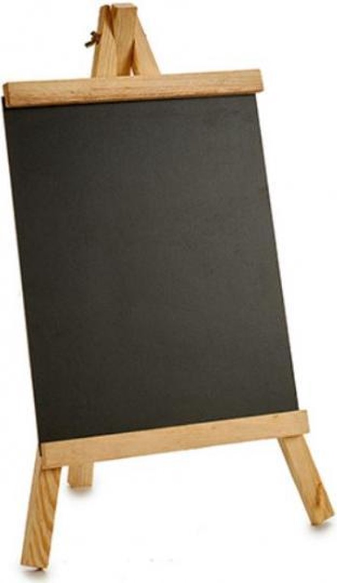 schoolbord junior 25 x 46 cm leisteen/hout zwart