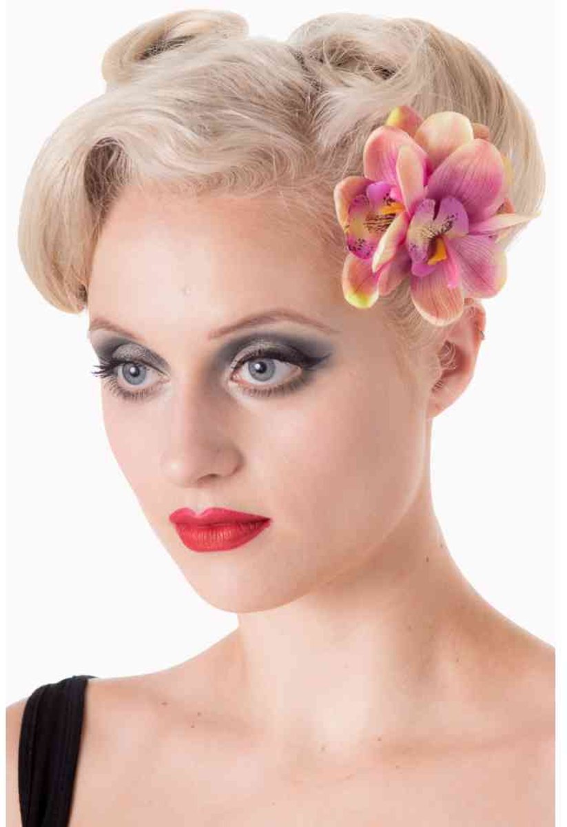 Blossom haarclip accessoire dusty roze - One Size - Dancing Days