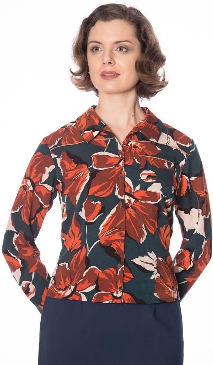 Dancing Days Blouse -L- THE WORK TO COCKTAILS Groen