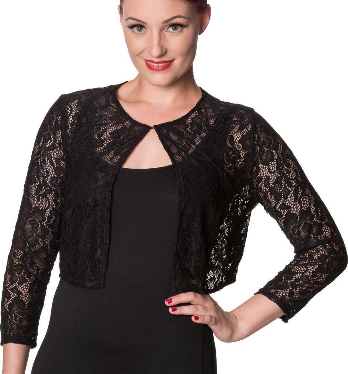 Dancing Days Bolero -3XL- Feeling Rosy Zwart