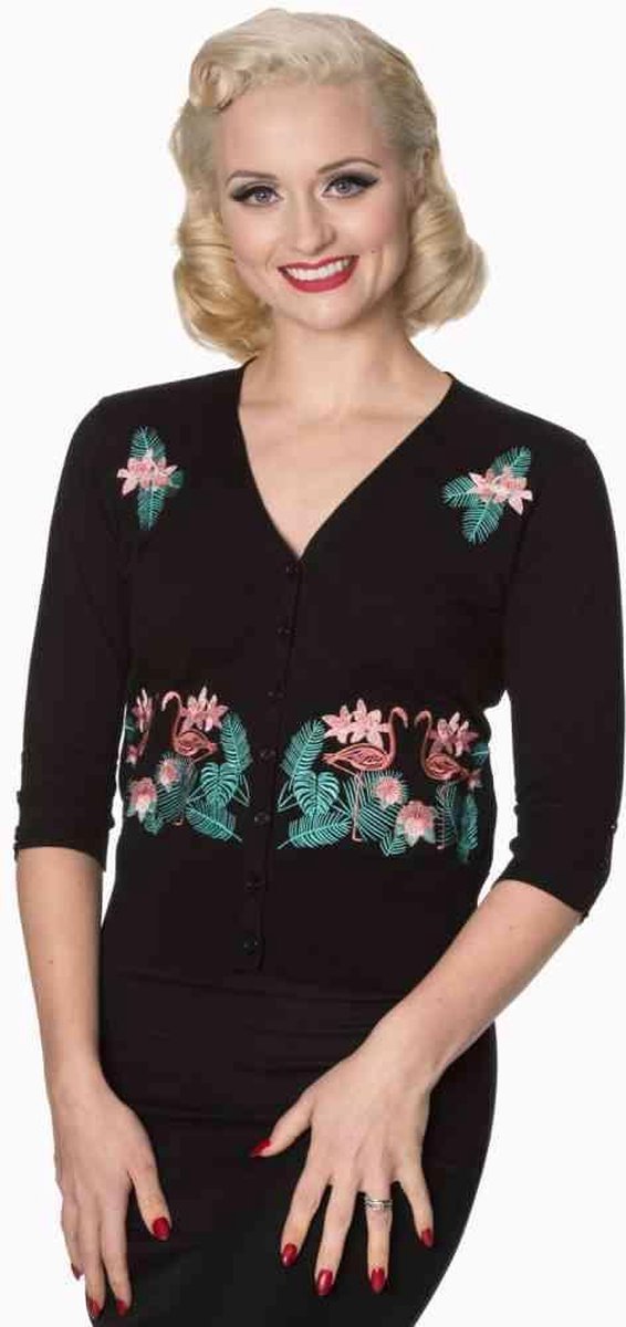 Dancing Days Cardigan -2XL- Face To Face Zwart