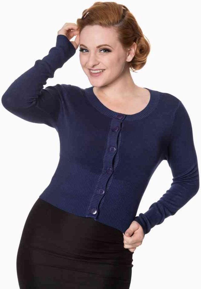 Dancing Days Cardigan -3XL- DOLLY Blauw