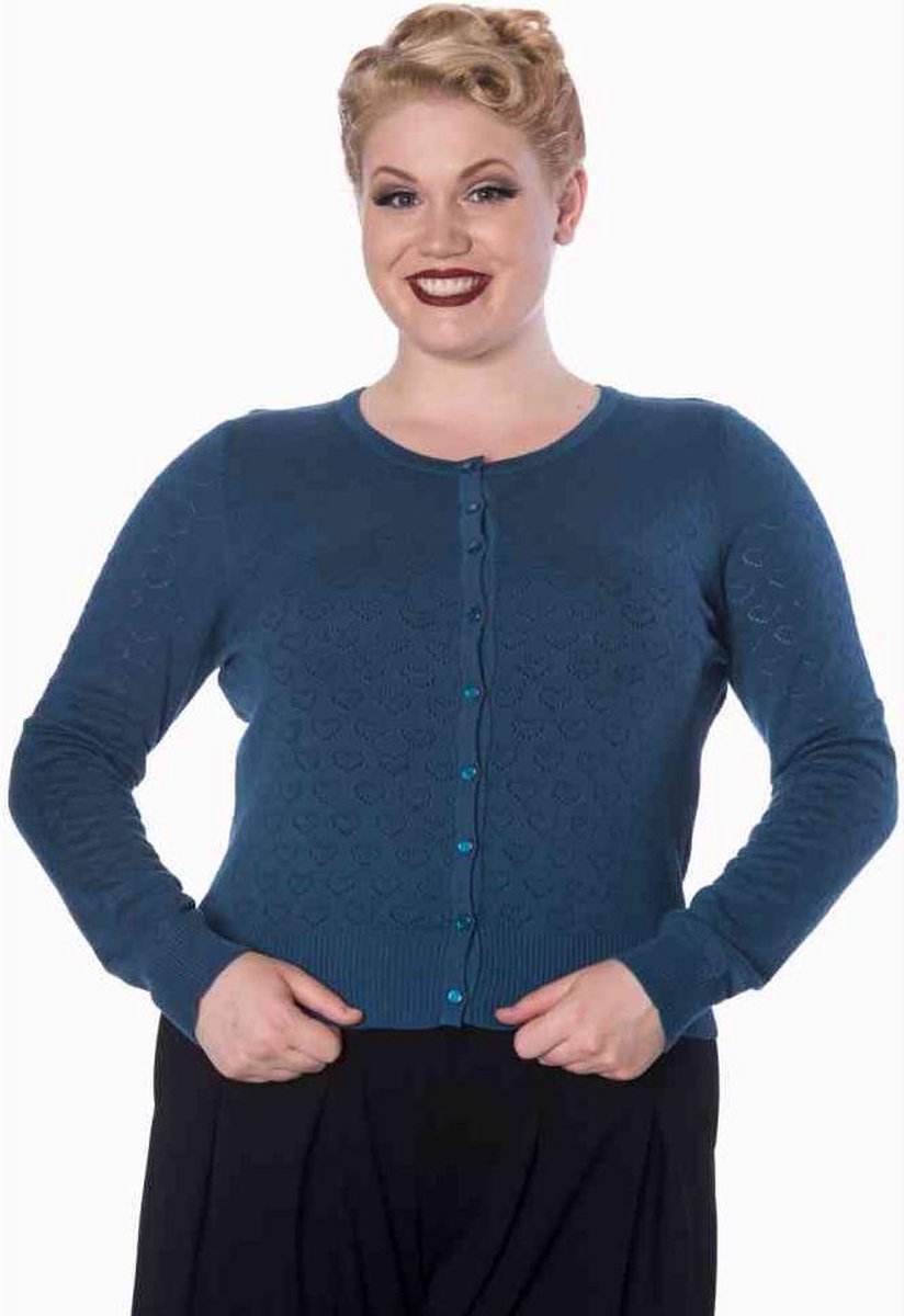 Dancing Days Cardigan -3XL- UP & WAY Blauw