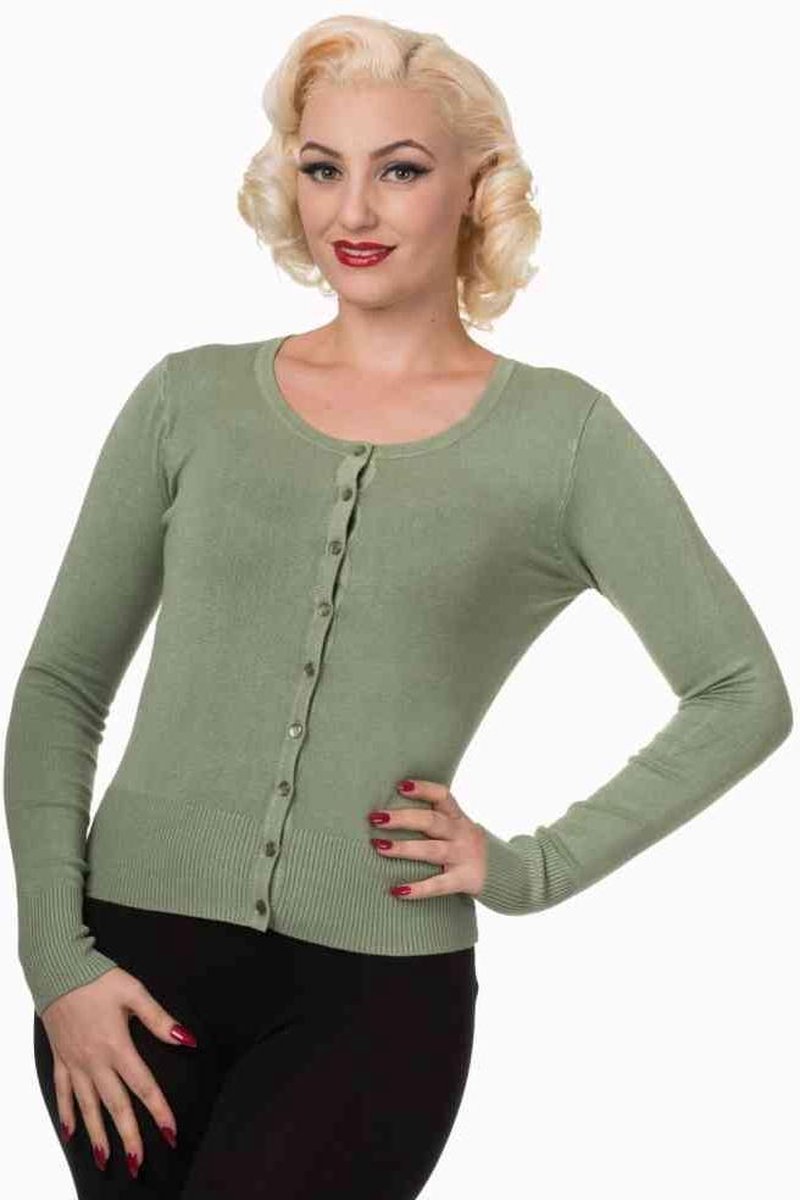 Dancing Days Cardigan -L- Getaway Groen