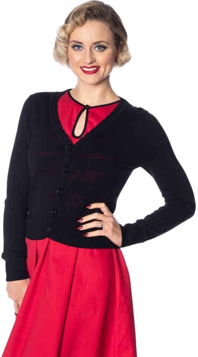 Dancing Days Cardigan -L- POINTELLE Zwart