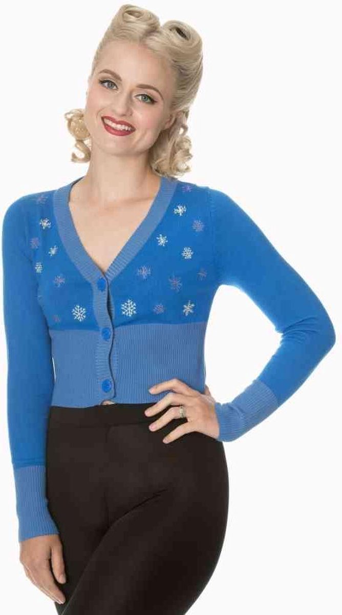 Dancing Days Cardigan -L- ROMANCE LIVES Blauw