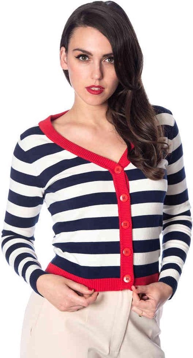 Dancing Days Cardigan -L- SAIL AWAY Blauw